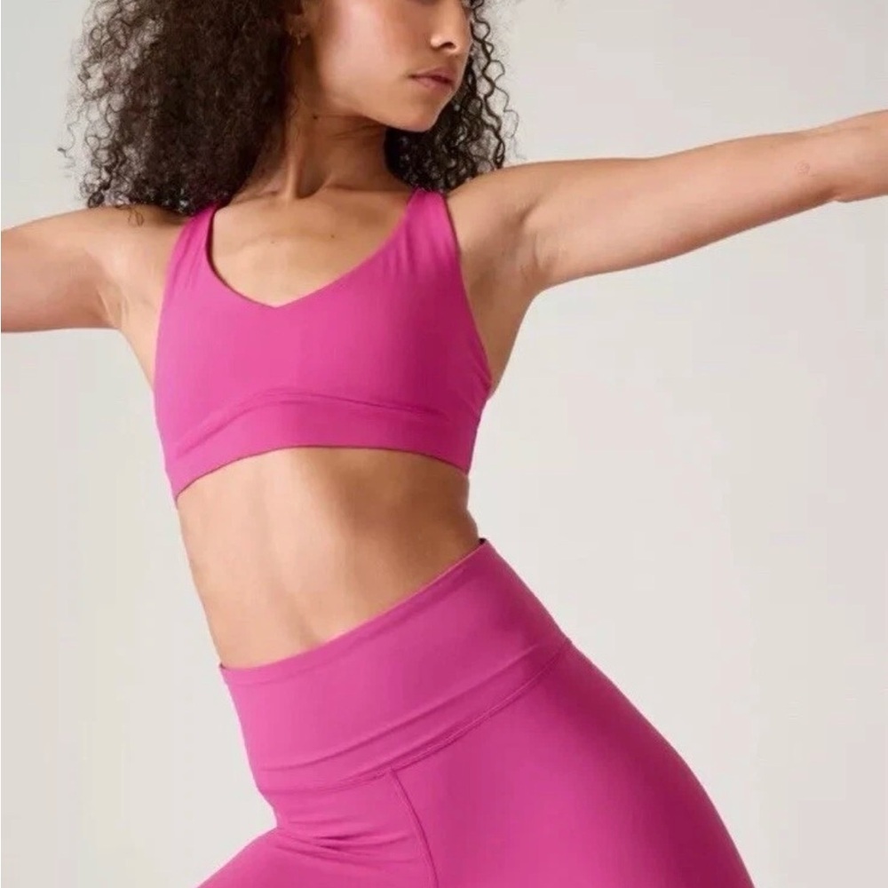 Athleta Pink Sport Bra ✨✨🌸 - Picture 2 of 10